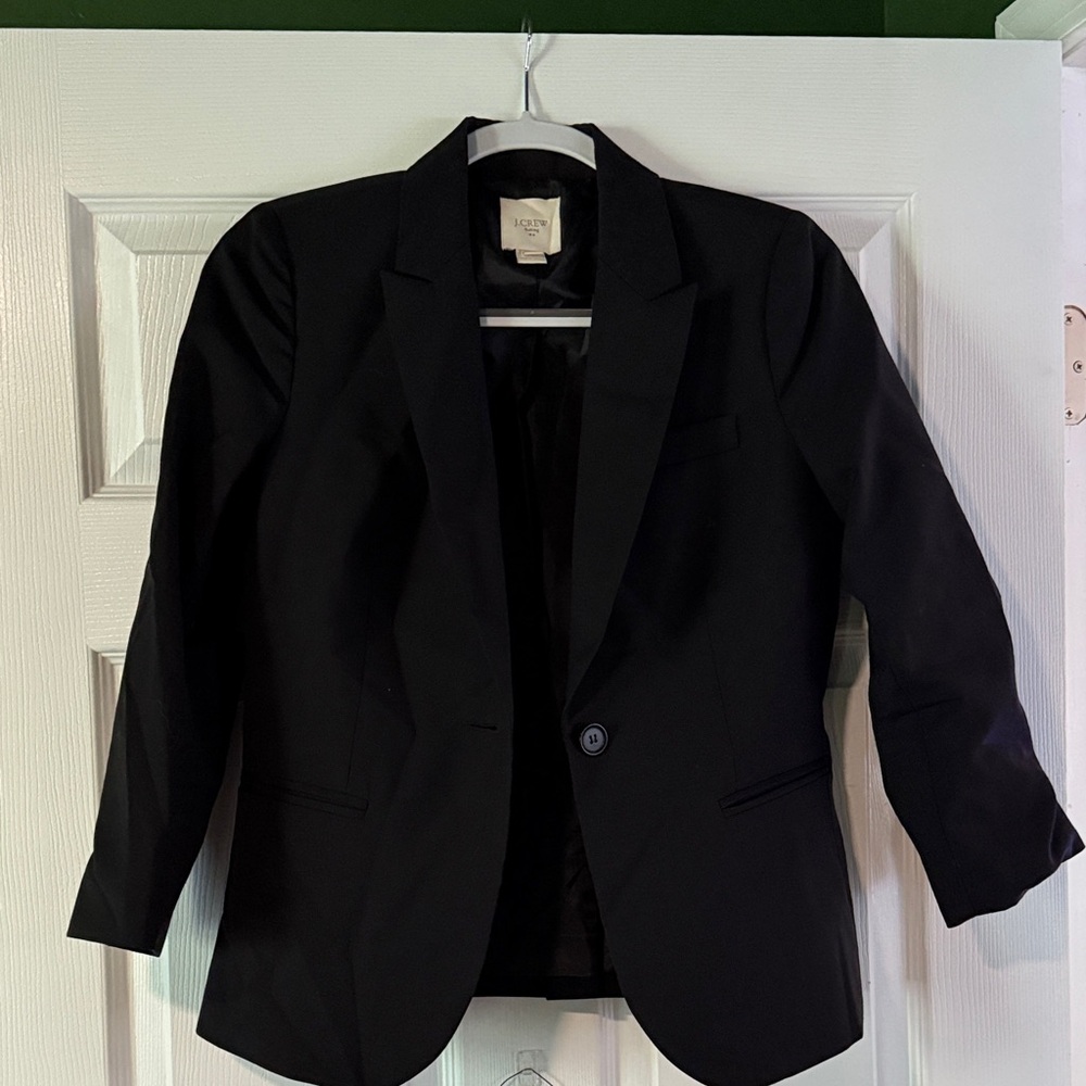J. Crew Elegant Black Blazer